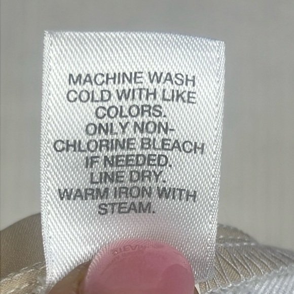 J. Jill Size L 100% Rayon Pull On Wide Leg Cropped Pants White Mature Capsule - Picture 7 of 10